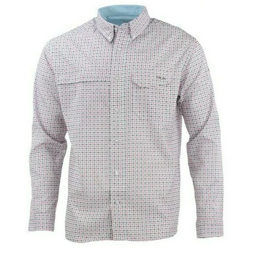 Huk Performance Tide Point Woven Plaid Checked